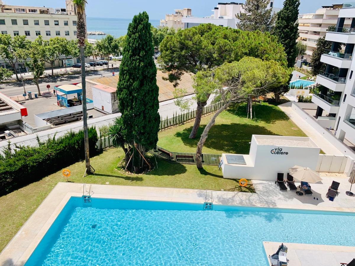 Sea View Luxury New Apartment Marbella Port Bagian luar foto